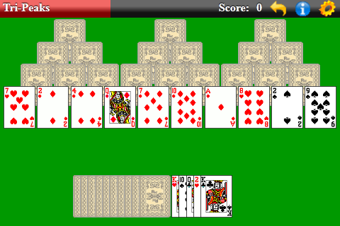 tri peaks solitaire online free games